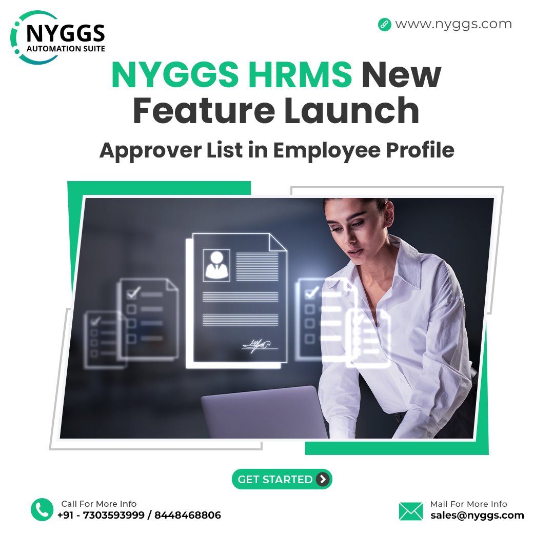 It's time to make the work processes more efficient! We are delighted to announce the launch of the new feature in NYGGS HRMS - Approver List in Employee Profile.
.
.
.
#software #efficient #technology #realtime #hrms #hrmsoftware #HRMS #Feature #news #hrmssoftware #business