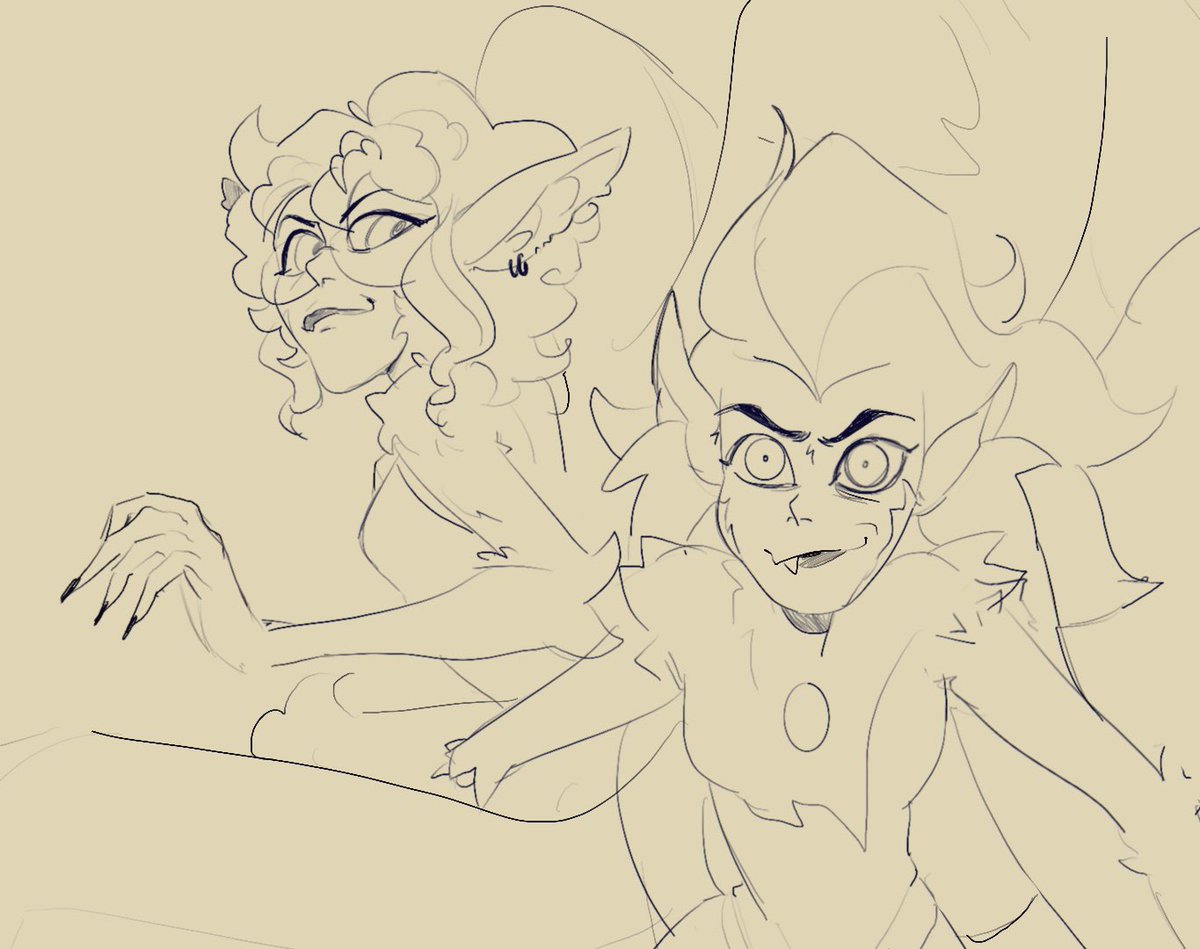 raen3cloud's tweet photo. hehehehehe owl ladies tickle me 🤤🤤 #TOH #clawthorne #owlbeast #edaclawthorne #lilithclawthorne https://t.co/t5MJsyhPAL