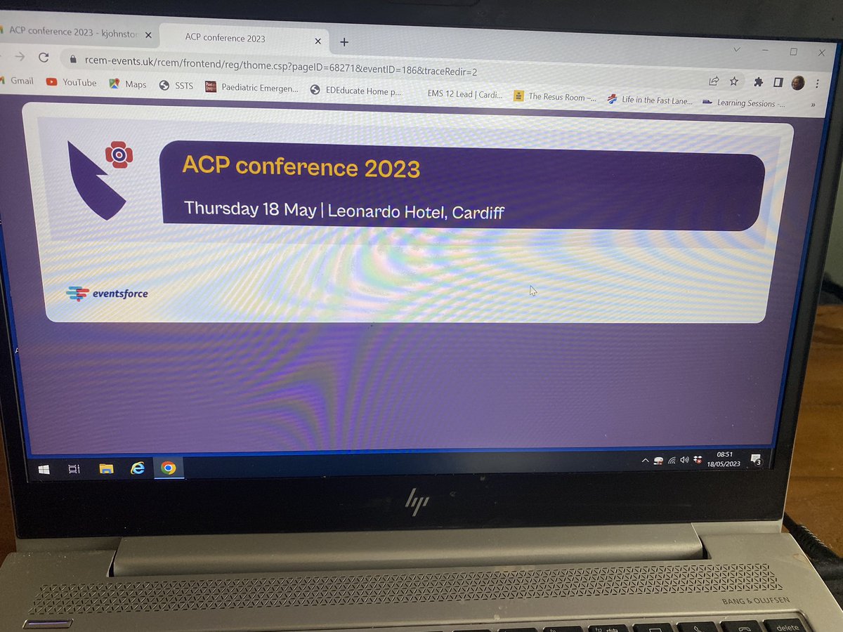 Conference ready #RCEMACP23 🙌 looking forward to a day of education 🤩 good luck all, I’m sure it’ll be an awesome day @RCEMACPForum @AlexBann1 @MonkeesED_ACP