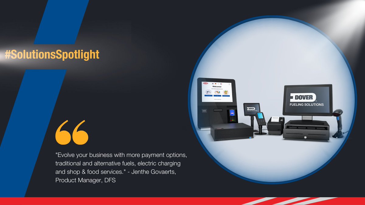 TokheimGroup's tweet image. &quot;Evolve your business with more payment options, traditional and alternative fuels, electric charging and shop &amp;amp; food services.&quot; - Jenthe Govaerts, Product Manager, DFS ⚡

#SolutionsSpotlight #EV #FuelRetail #Payment