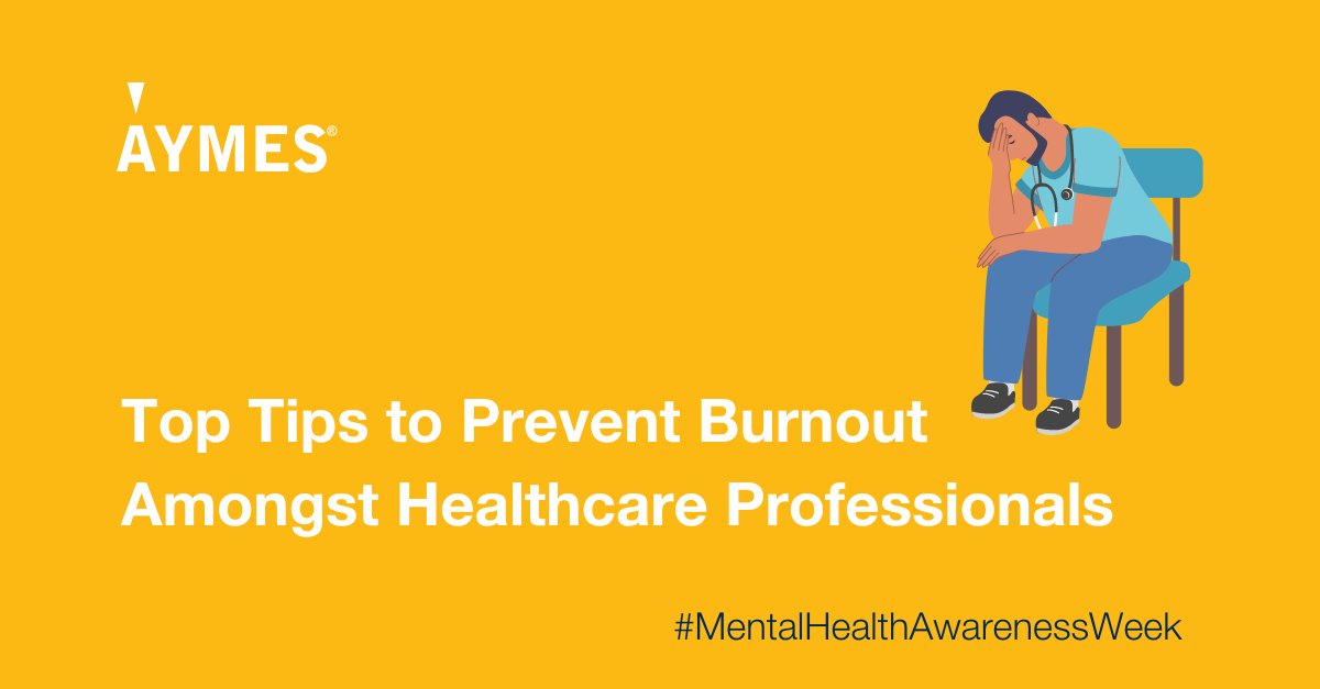 This week is #MentalHealthAwarenessWeek, so we're sharing an article from the AYMES Academy which talks about burnout and ways that healthcare professionals can prevent it from happening. Check it out now: bit.ly/3MBqrL7

#Burnout #MentalHealth