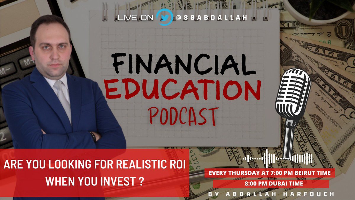 88Abdallah's tweet image. موعدنا مساء كل خميس عبر خاصيّة "SPACE" عند الثامنة مساءً بتوقيت #الإمارات والسابعة بتوقيت #السعودية لمناقشة مواضيع مهمة تتعلّق بالثقافة الإقتصادية والإستثماريّة بالإضافة إلى تطوير المهارات الفرديّة.
تابعونا وشاركونا آرائكم🔥