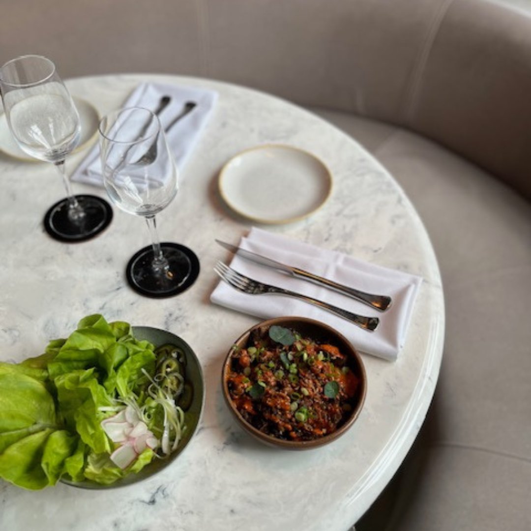 Have you tried our Chef's Special? 

Crispy Lamb Lettuce Cups for £12.

Book your table today thealanhotel.com/dinedrink/

#thealan #restaurantmanchester #manchesterfood #eatmcr