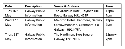HealthyGalway's tweet photo. The bus network serving Galway city is being redesigned.

Further information on the draft new bus network for Galway can be found on our website https://t.co/zlzi64JWXu 

Have your say here:
https://t.co/DkdwWAGTmE

Or attend one of the Public Information Events. https://t.co/4n7vPOwSEs