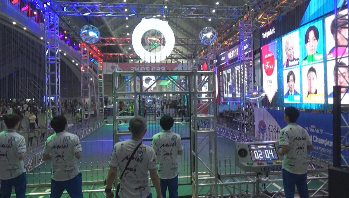 jdsasports's tweet photo. 【東京アンテナボンバーズ 歴史的第一歩】
本日、韓国の3部リーグに加わっての試合を行いました。3部リーグの参加数は53チーム。惜しくも予選リーグ敗退となりましたが、3試合のうち1試合は引き分け
歴史的な初勝利まであと一歩まで迫る大健闘でした。
#ドローンサッカー
#JDSA https://t.co/Oc0bsj6pLi