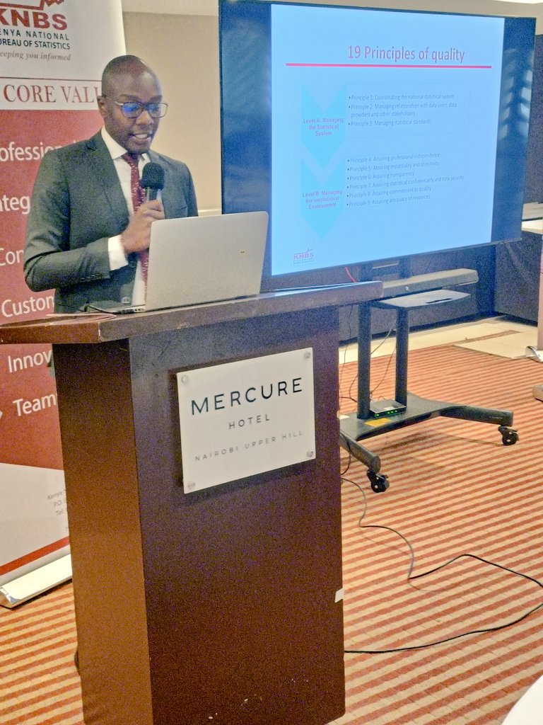 KNBStats's tweet photo. #KeSCoP provides producers of #OfficialStatistics with practices to ensure #StatisticalQuality; and producers of non-official statistics a framework to produce credible statistics @KeTreasury @Planning_Ke @NCPD_Kenya @KIPPRAKENYA @NGCDF_Kenya @KenyaVision2030 @NepadAprmKenya https://t.co/1hCTjHLMP0