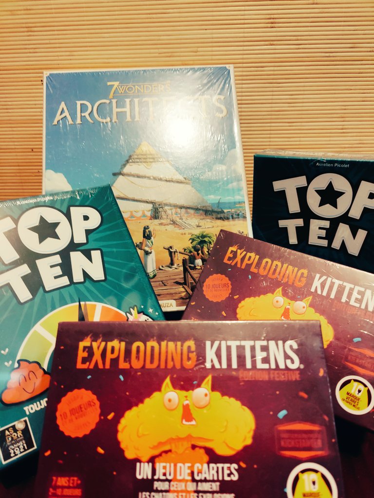 Tu veux gagner un jeu offert par @Asmodee_fr ? 

C'est aujourd'hui sur ma chaîne Twitch !