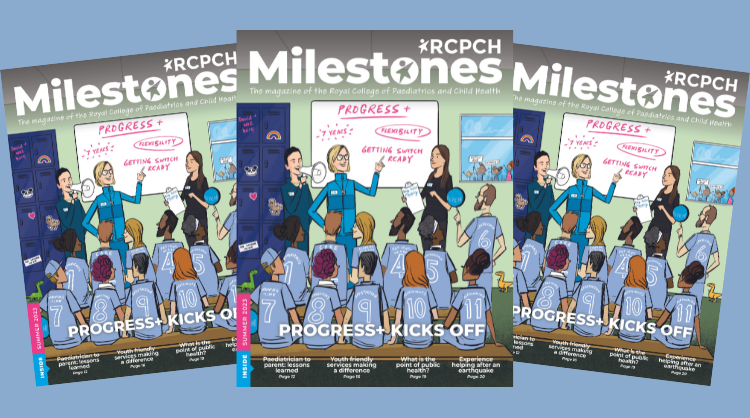 Our summer edition of #RCPCHMilestones is out now! 
We’re looking at preparing for Progress+, youth friendly services, and lessons learnt as a paediatrician and parent! rcpch.ac.uk/milestones 

@EmmaMDyer @CamillaKingdon @cathrynchadwic1