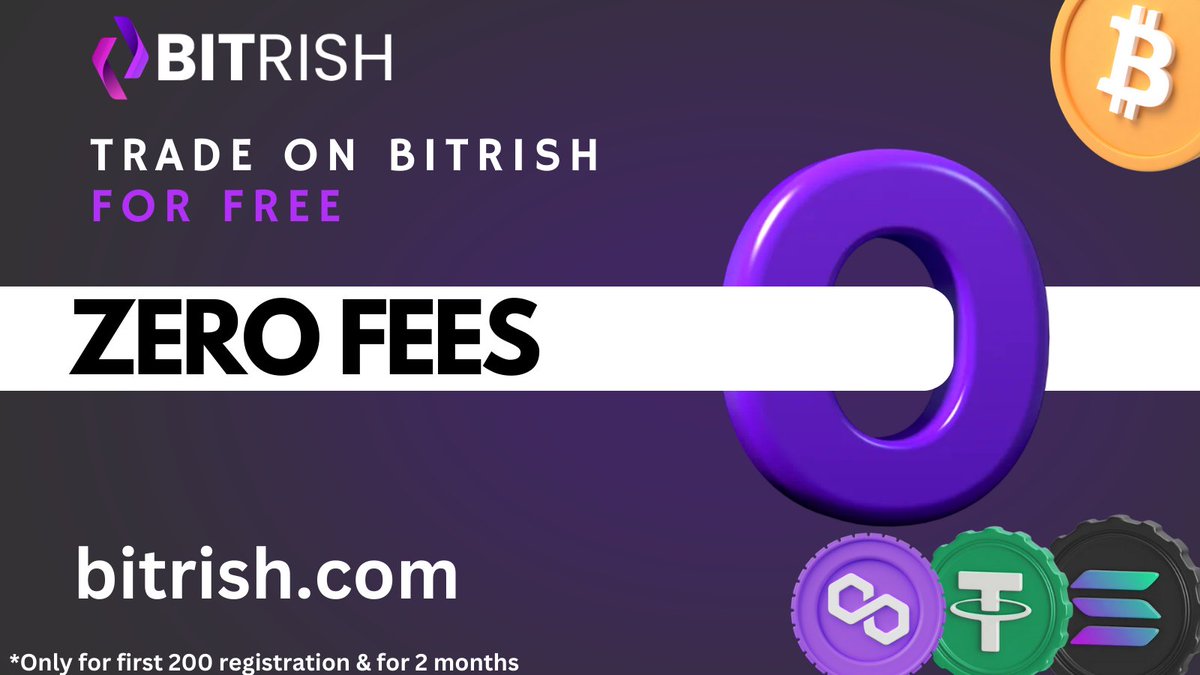 bitrishexchange's tweet photo. π Exciting news, #BitRishFamily! π
To celebrate our growing community, we're offering 0% trading fees for the first 200 new registrations! π Don't miss this amazing opportunity to trade your favorite coins with zero fees! π°
Sign up now: https://t.co/M0ZRg0KLlO
#crypto #CEX https://t.co/JBfc54rRAQ