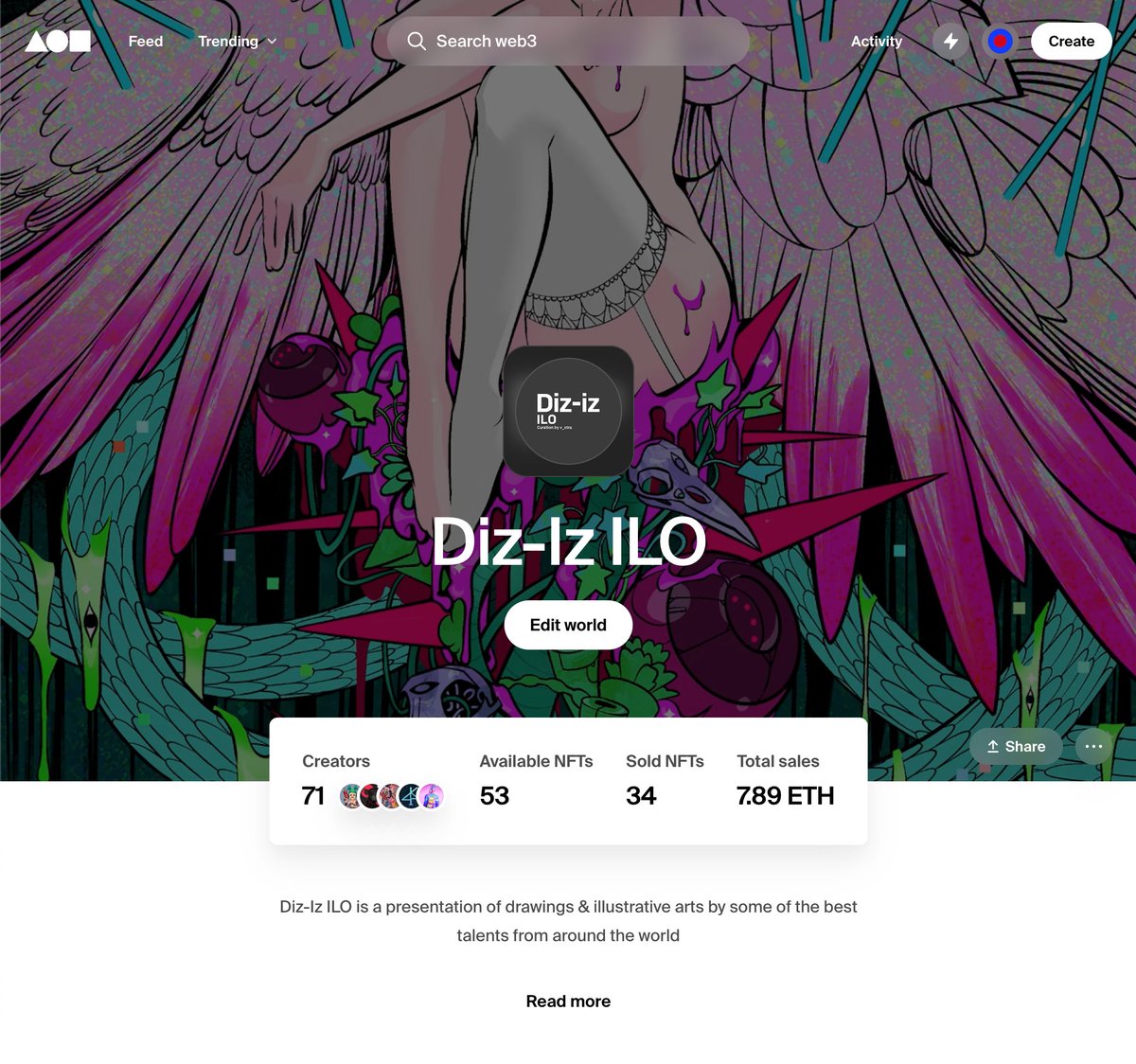 Diz-Iz ILO Daily 
Curated by <a href="/v_xtra/">Vic</a> 

Get the best art delivered to your feed
Do this 👉 #DizIzArt 

LFG