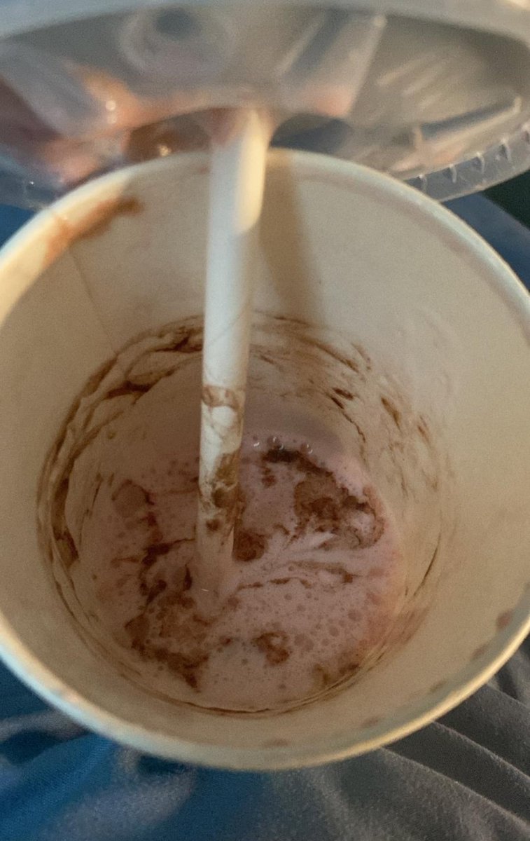 anthaka78's tweet photo. @McDonaldsUK New flavour out .. Chocberry but failed to tell the customer.😂 https://t.co/LKnUskhu5T