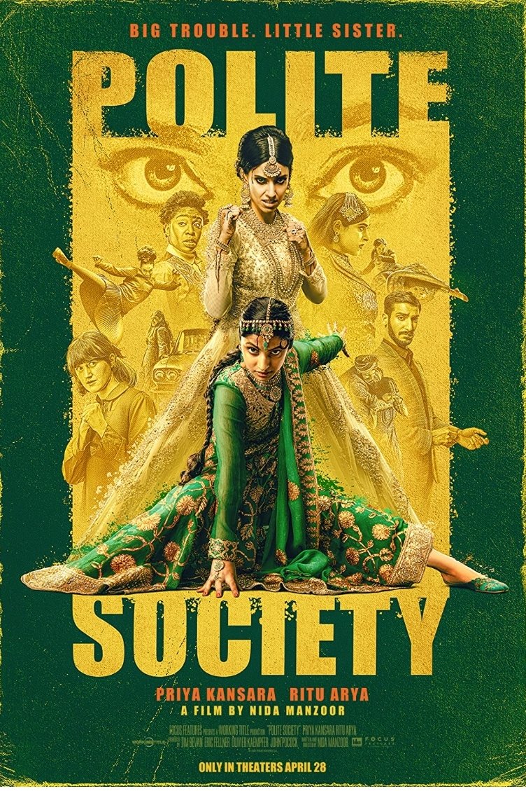 #NowWatching #PoliteSociety - A marriage of Jane Austen, heist, martial arts &amp; bollywood. Packed with humour, sumptuous sets &amp; costumes with superbly choreographed stunts. At it's core is a story of sisterly love, loyalty &amp; friendship. Great fun!