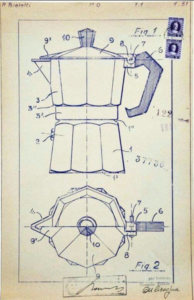 90 years ago, in 1933, Alfonso Bialetti invented the Moka Express and changed the image of domestic coffee in Italy and perhaps worldwide.