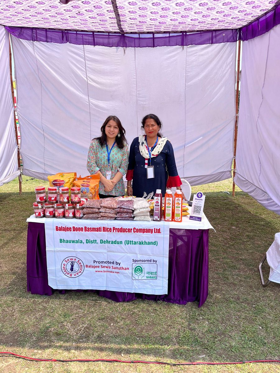 Colloquium and Expo on Millet was organised by DBUU to celebrate a Millet year in the presence of Minister of Agriculture, Uttarakhand- Shri Ganesh Joshi. Where, FPO Balajee Doon Basmati Rice was invited to set up the stall for promoting raise awareness on the benefits of millet.