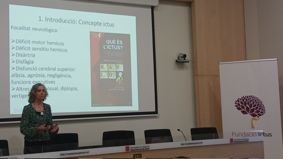Fundacioictus's tweet photo. 🩺Una quarantena d'alumnes es forma a la jornada del 14è Curs d'atenció d'infermeria a la persona afectada d'#ictus organitzat amb @fundacioudg @salutcat #PDMVC a l'#ASPCAT. Ictus, fisioteràpia, comunicació i sexualitat. Persones afectades també participaran a la formació. https://t.co/mV6A0PqBWK