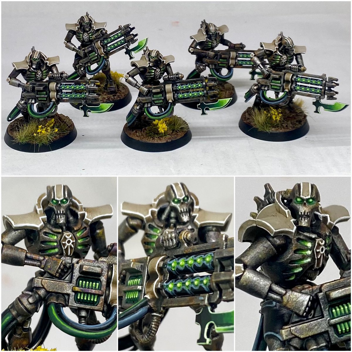 Super quick Necron Immortals. They’ll do for an evening’s painting…
#WarhammerCommunity #Necrons #PaintingWarhammer #Warhammer40k