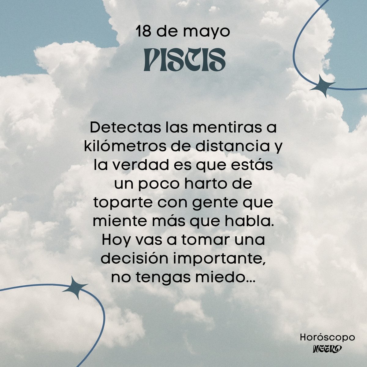 piscis_hn's tweet photo. El horóscopo diario del 18 de mayo para Piscis 🔮♓ Lee completo aquí: https://t.co/1X5UmKJd3F https://t.co/9WDmyfjsNr