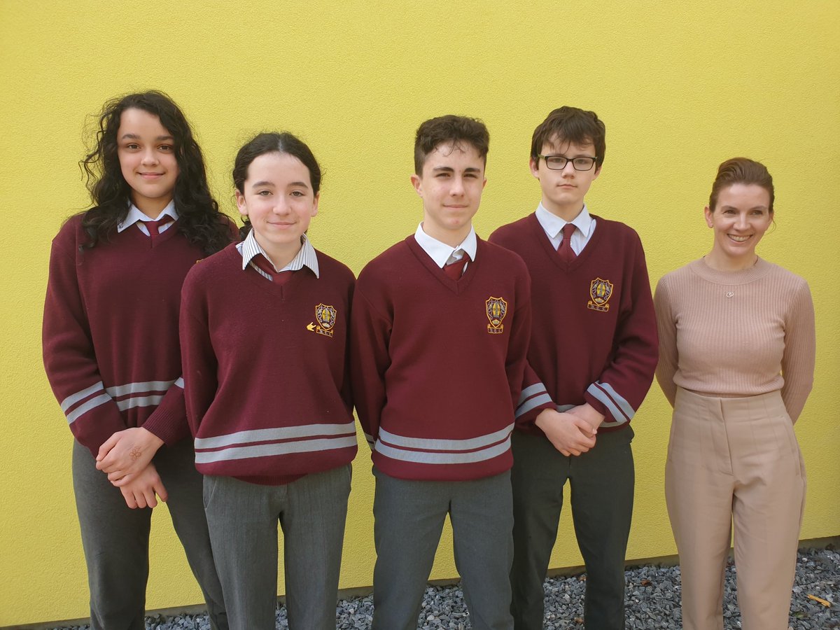 BishopstownCS's tweet photo. Best of luck to #TeamFocus as they head to Dublin today for the #AWSGetIT National Final!
Thanks to @junior_ach for supporting this initiative for all our 1st Years.
@AWS_UKI @AWS_Edu @accsirl 
#WeAreBCS https://t.co/I2fevIkOKX