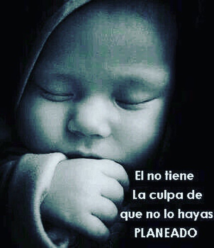 porlavida2014's tweet photo. El no tiene la culpa de que tú no lo hayas planeado. #SiAlaVida https://t.co/efSPfG92K8