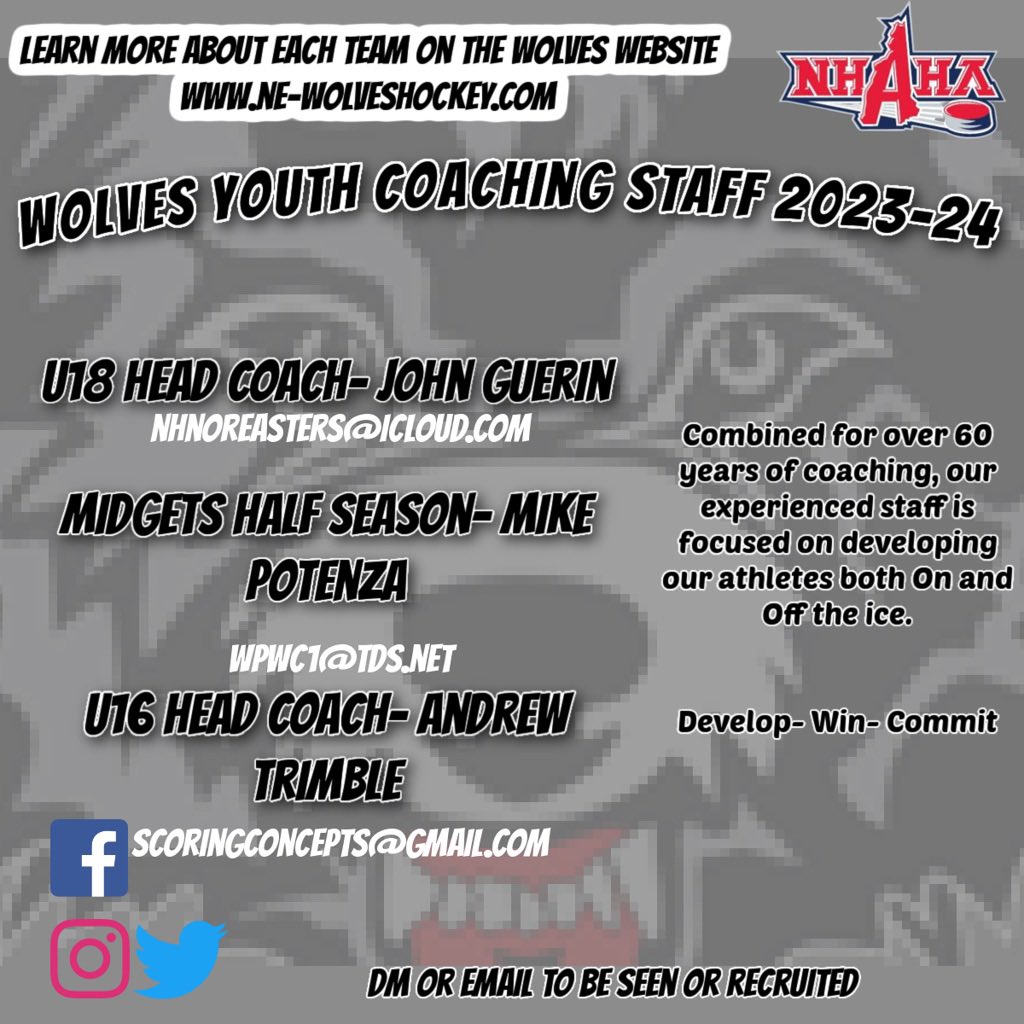 AndrewTrimble7's tweet image. Thank you to all of our coaches this year and in past years who’ve helped our program become successful.

I’ll be returning behind the bench for our 23-24 EHL Premier team. Looking forward to a great season!  #newolves #scoringconcepts @EHL_Hockey @EHLpremier
