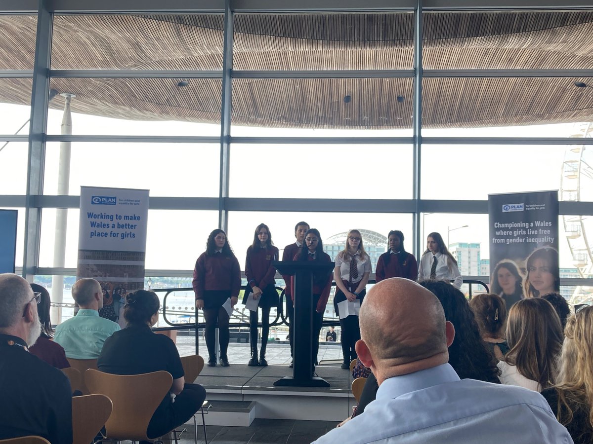 Amazing presentation from <a href="/bishopgore/">Bishop Gore School</a> pupils at the <a href="/SeneddWales/">Welsh Parliament</a> this morning talking about their fantastic work on school safety with <a href="/PlanUK/">Plan International UK</a>