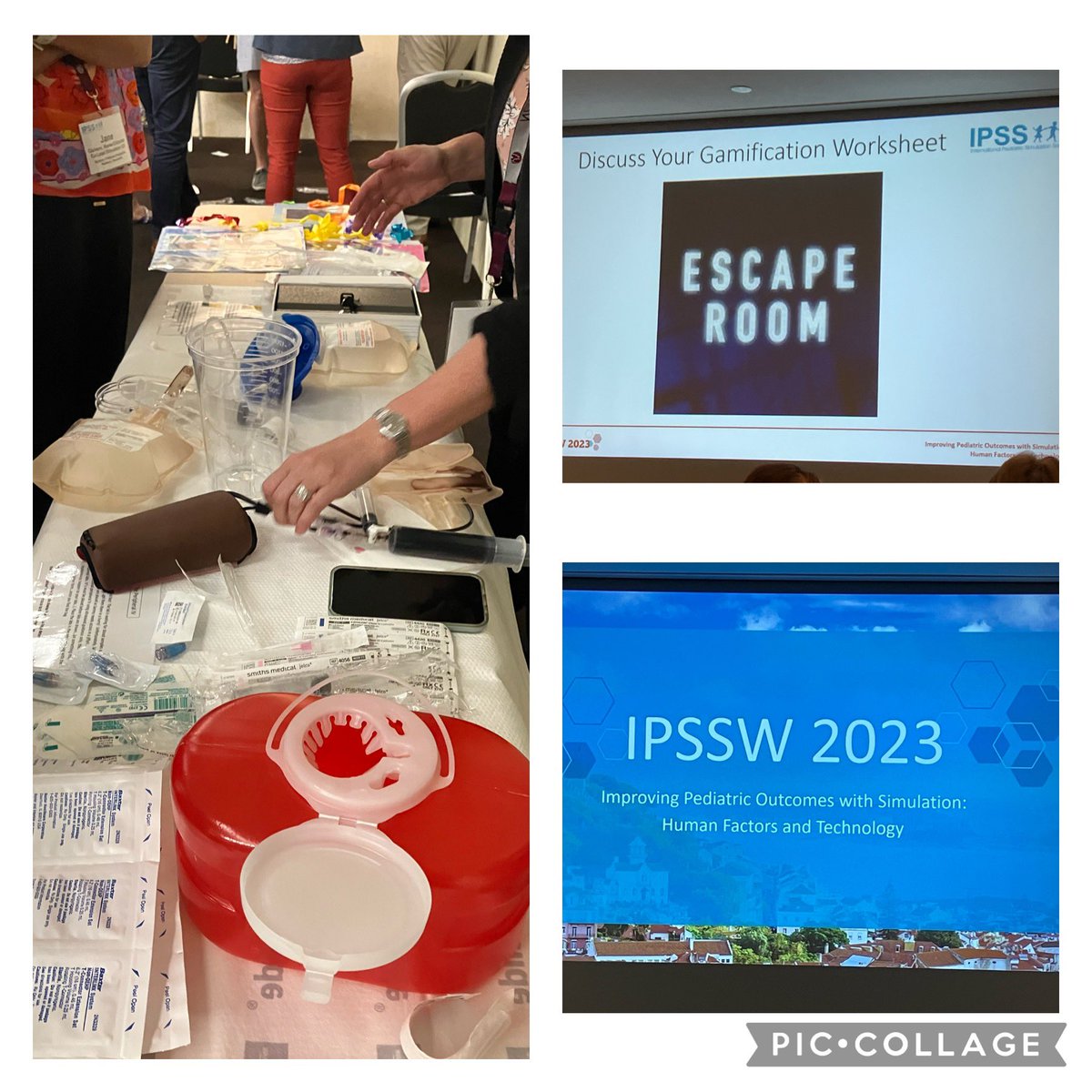 #Learning is fun 🤩! My first #Escaperoom experience #gamification #IPSSW2023 ! @ESPNIC_Society #simulation friends we have to think about that!