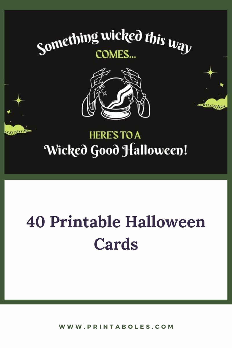 Halloween is one of the most loved times of the year. It is when people step out in their spookiest costumes and enjoy fun activities like trick-or-treating, pumpkin carving, and attending Halloween parties. #HalloweenCards #PrintableHalloweenCards

printaboles.com/holidays/40-fr…