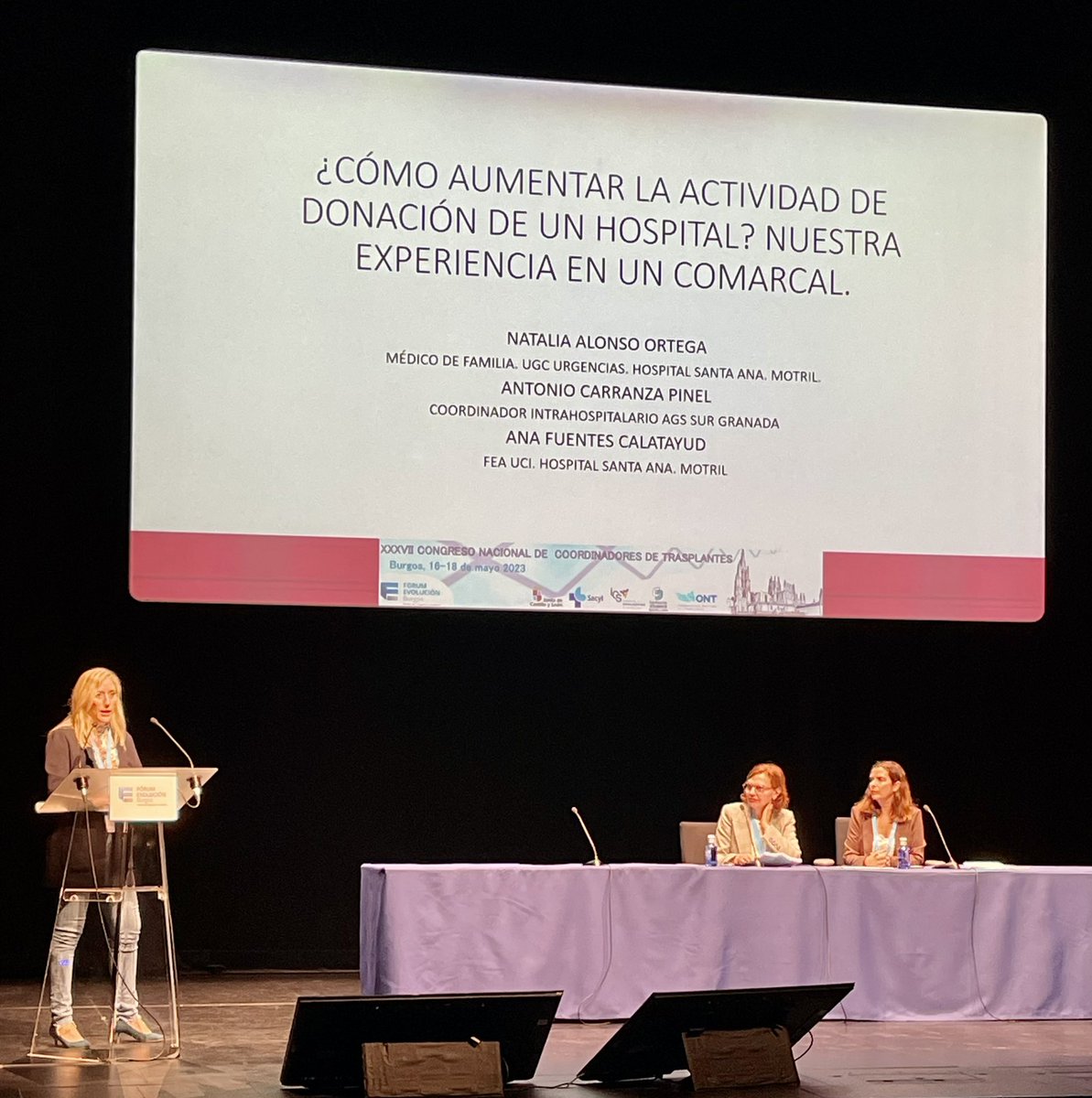 jmpv68's tweet photo. @Natixel del Hospital Santa Ana de Motril @saludsurgranada nos comunica su experiencia en el XXXVII Congreso Nacional de Trasplantes en #Burgos
#orgulloONT
#CoordinadoresTrasplantes2023 https://t.co/NqMiq7N2hN