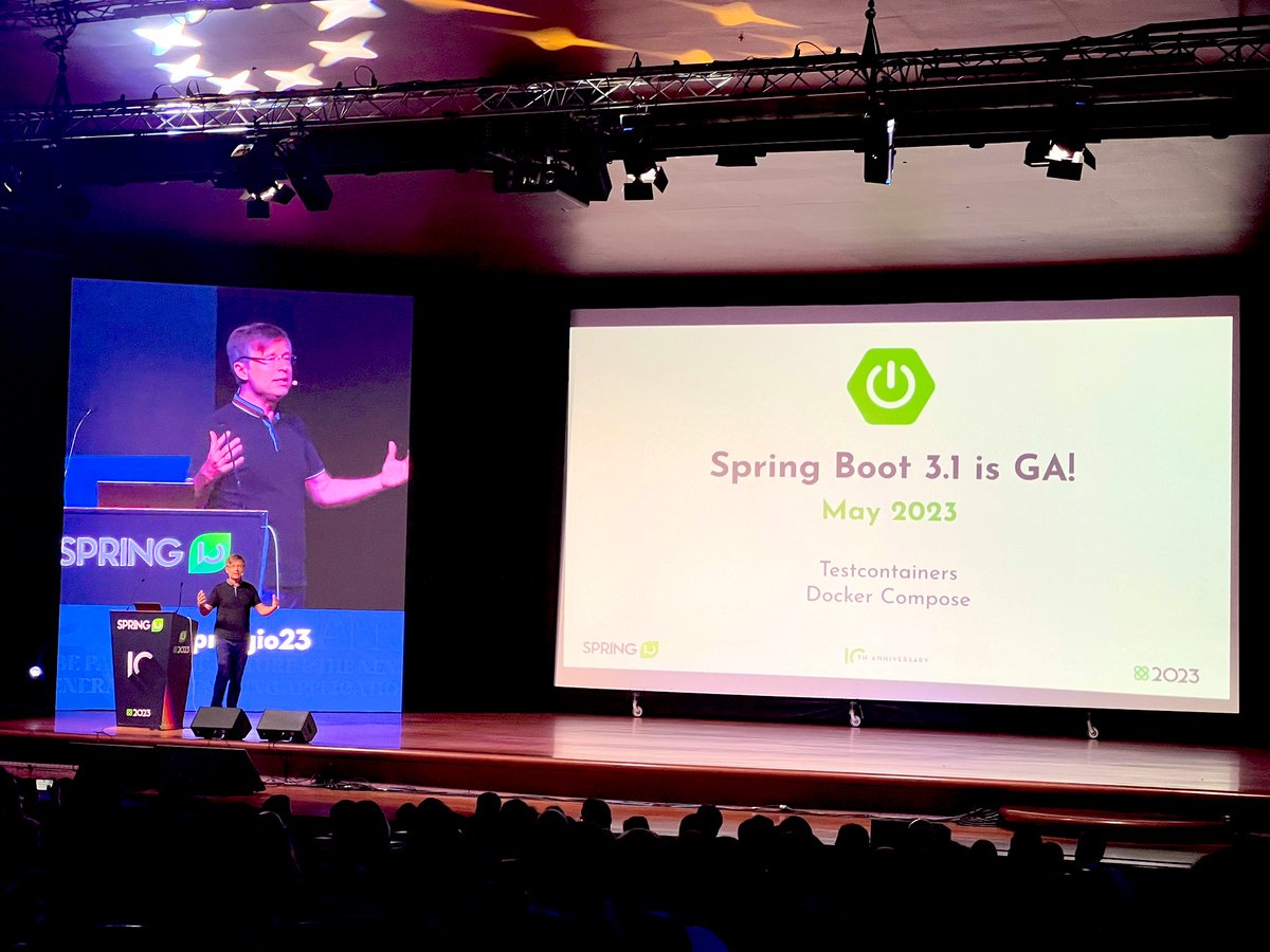 Spring Boot 3.1 comes with @testcontainers 🎉 docs.spring.io/spring-boot/do… #springio23