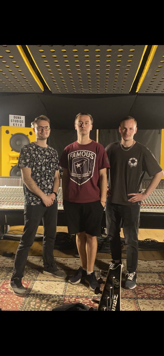 cardinal_birds's tweet photo. Good morning from #Kyiv โ๏ธ
Yesterday they recorded the vocals for the new song "Jump Song"
Next Wednesday we will show you a piece of a song with vocal parts ๐๏ธ
You can listen to the chorus of the song in the comments to the post๐๐๐
#NewMusic2023 #SupportUkraineMusic https://t.co/dWRtyKpT16