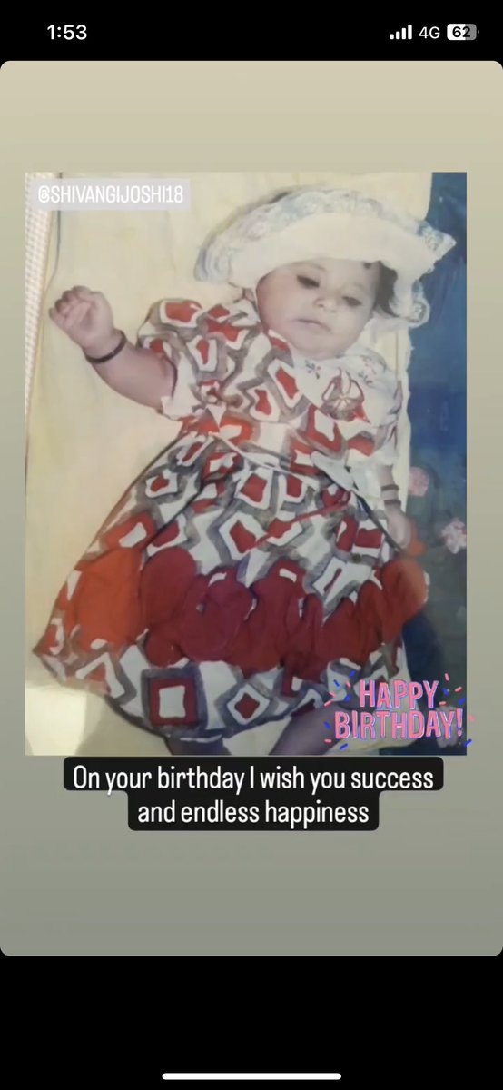 - cute &amp; adorable, our chotu shivi 🤍😍

HDB SHIVANGI JOSHI 
#HappyBirthdayShivangiJoshi