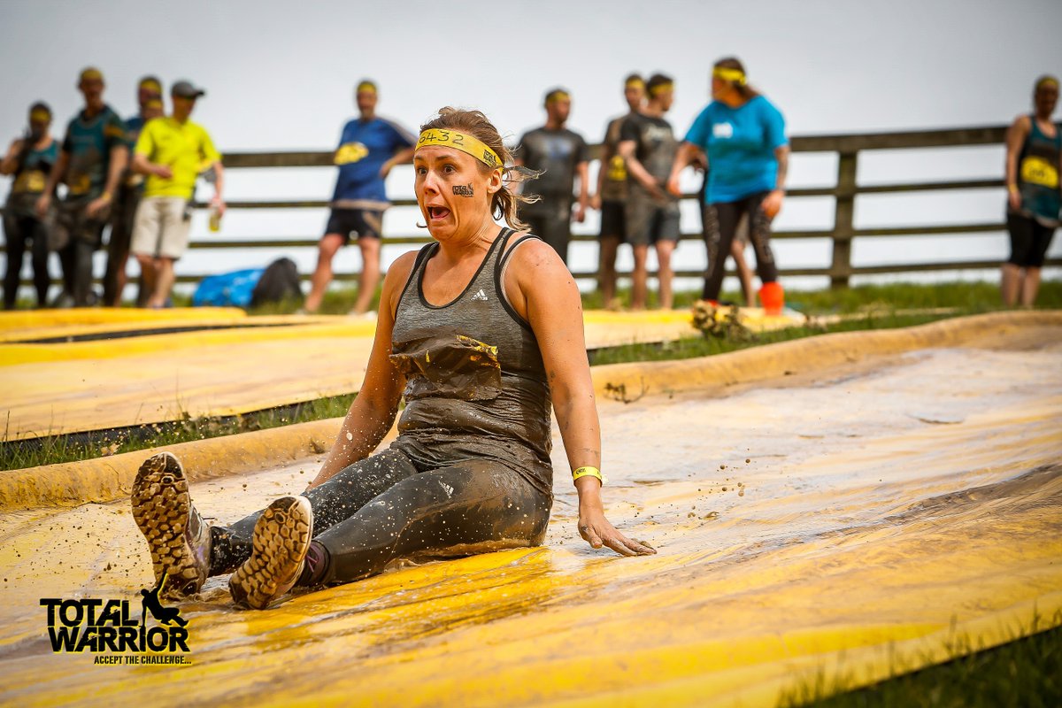 Total Warrior Update - We've already raised an amazing £390, so thank you! If you'd like to sponsor us please use the link below  
justgiving.com/page/sowerby-c…
Photo of Gayle from our accounts team taking part in Total Warrior previously. Photo credit: MyBibNumber