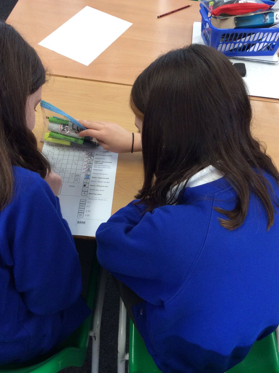 NoelParkSch_N22's tweet image. Tamarind class playing The pirate game in maths! #coordinates