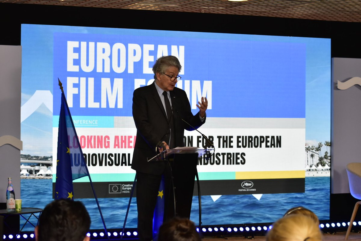 <a href="/ThierryBreton/">Thierry Breton</a> presents the first #EuropeanMediaOutlook with key findings on industry and consumption trends in the media and audiovisual sectors and announces upcoming consultation at the #EuropeanFilmForum.

Read the full report here: 
europa.eu/!N6BWTb