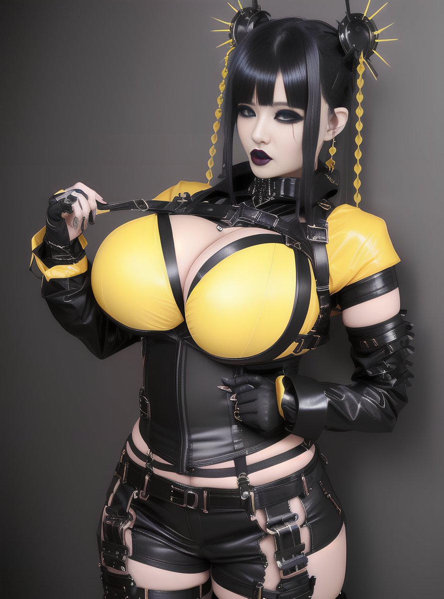 DailyArt666's tweet photo. In the neon-lit depths of the digital realm, the cyber goth dances to the pulsating rhythm of the future, embracing the fusion of technology and rebellion. #CyberGoth #DigitalDance #FutureRevolution https://t.co/GHWe0IHxKL