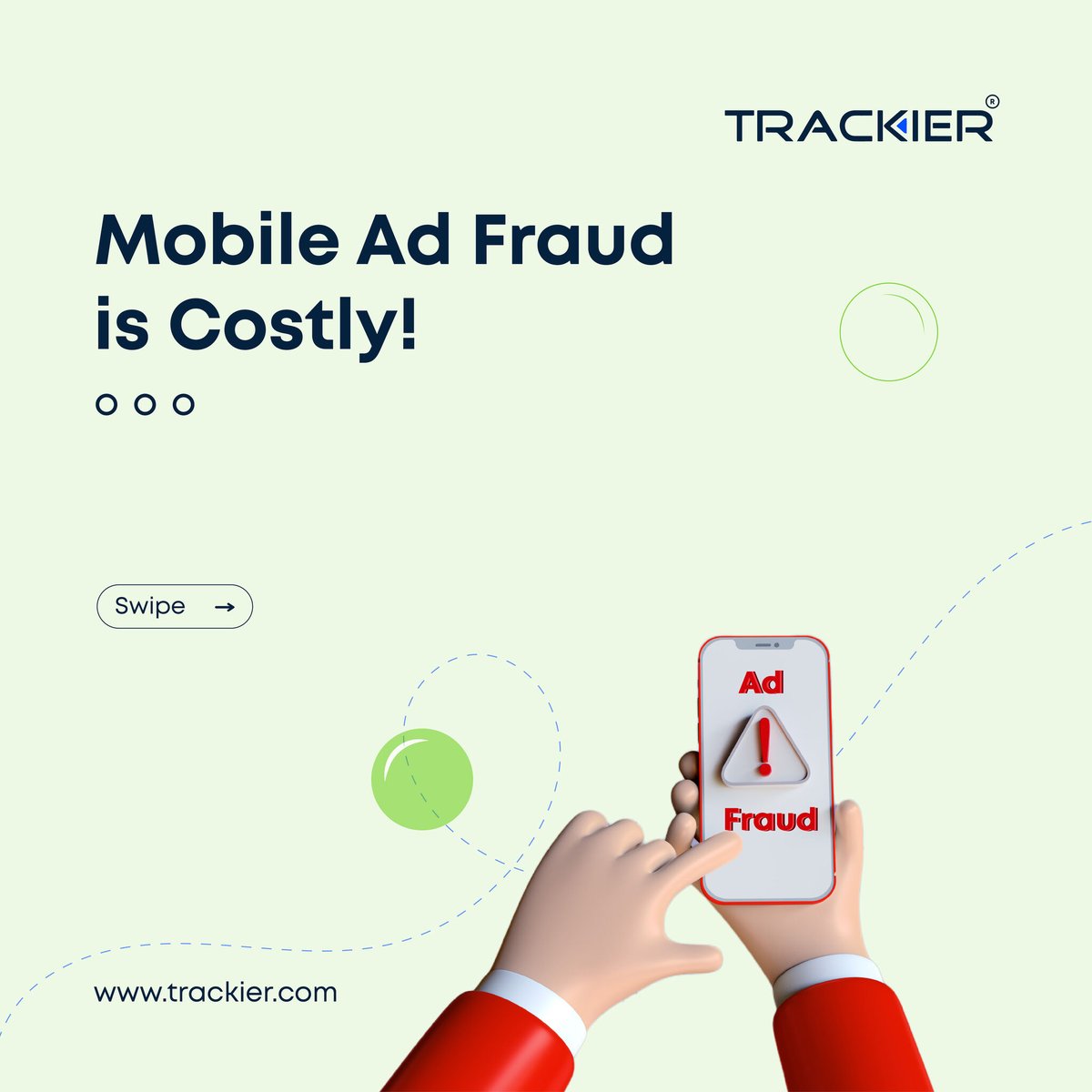 TrackierHQ's tweet image. Think you can fight ad fraud manually? 🤔🚫 Think again.
It's time-consuming and resource-draining. ⏳💼
Invest in Trackier's AI-powered fraud detection tool and take control. 
Try it now! 👉 bit.ly/45amgNk #AdFraudProtection #TrackierAI #RequestDemo