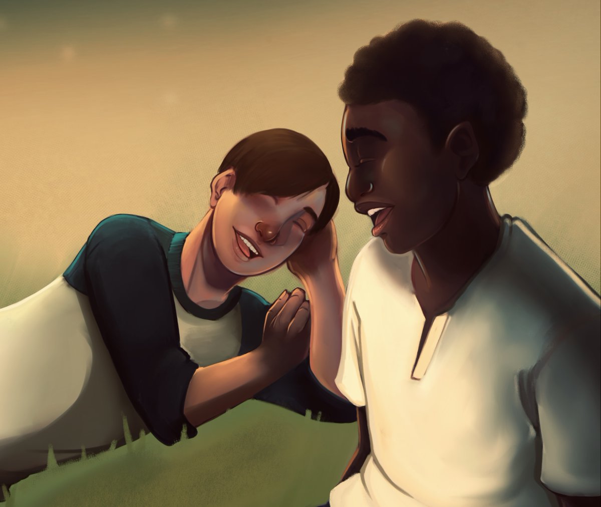 AfterDarkGoat's tweet image. This took too long, but I’m pretty happy with how this turned out. 

#hanbrough #itfanart #mikehanlon #billdenbrough #itfandom #it2017 #digitalart