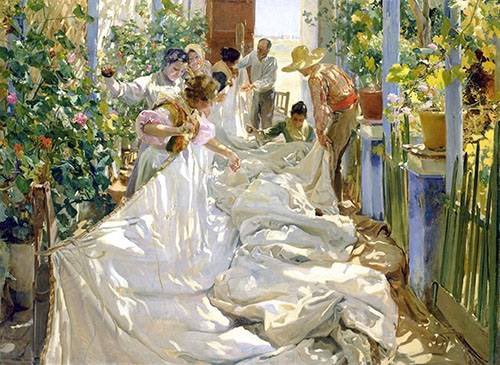 MercheCara's tweet photo. #DiaInternacionalDeLosMuseos 
“Cosiendo la vela” …Esa Luz de Sorolla https://t.co/wjv86tVkG4