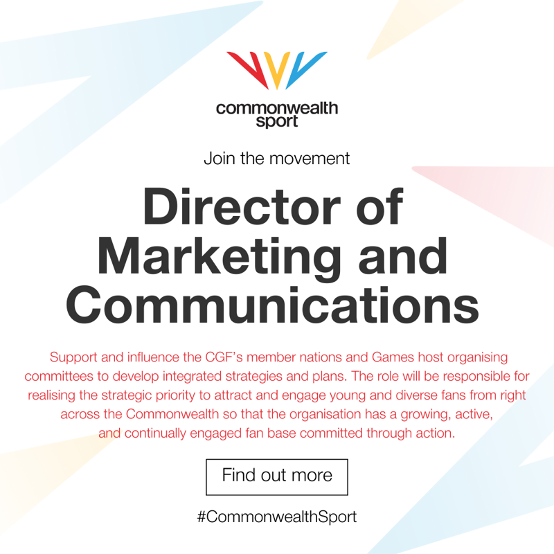 thecgf's tweet photo. We're hiring!

A chance to join the Marketing and Communications team and grow the Commonwealth Sport movement has opened up here at the CGF.  

Interested? Read more ⬇️