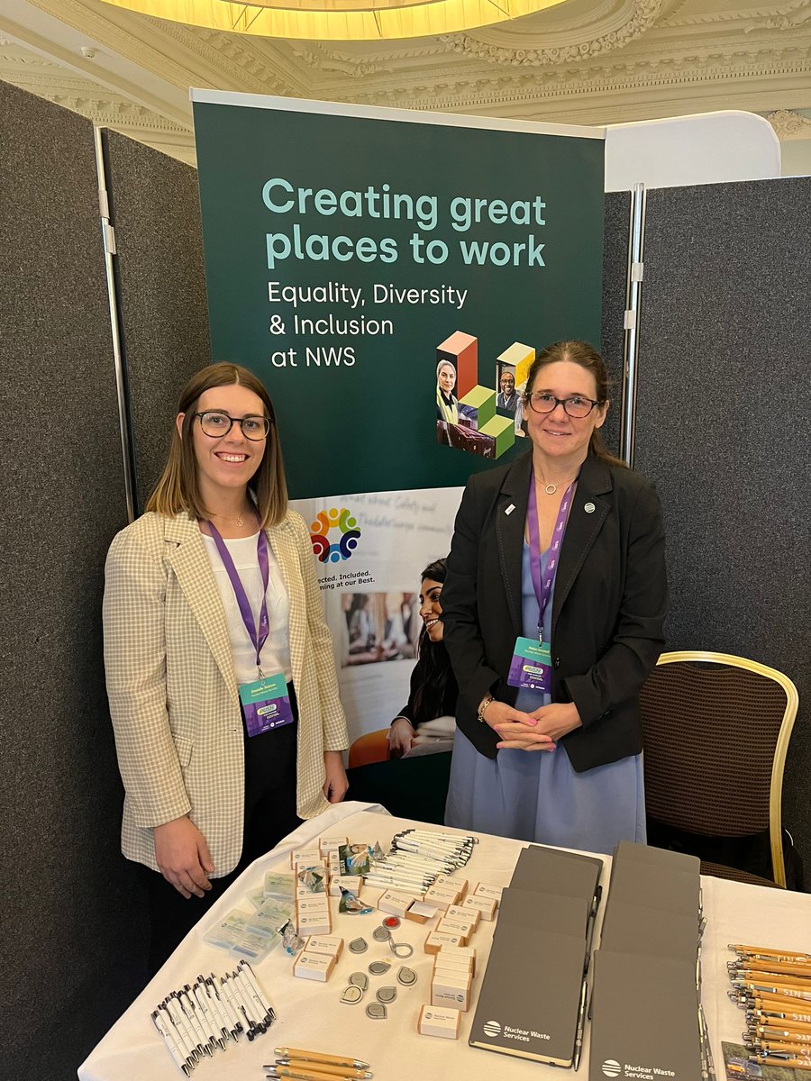 Nuclear_WS's tweet photo. We’ve had a fantastic time at @WiNuclear annual awards and conference. As a corporate member of Women In Nuclear, Nuclear Waste Services is proud to support #WINPushForChange across the nuclear sector. We’re already looking forward to next year https://t.co/aiajDU11LM