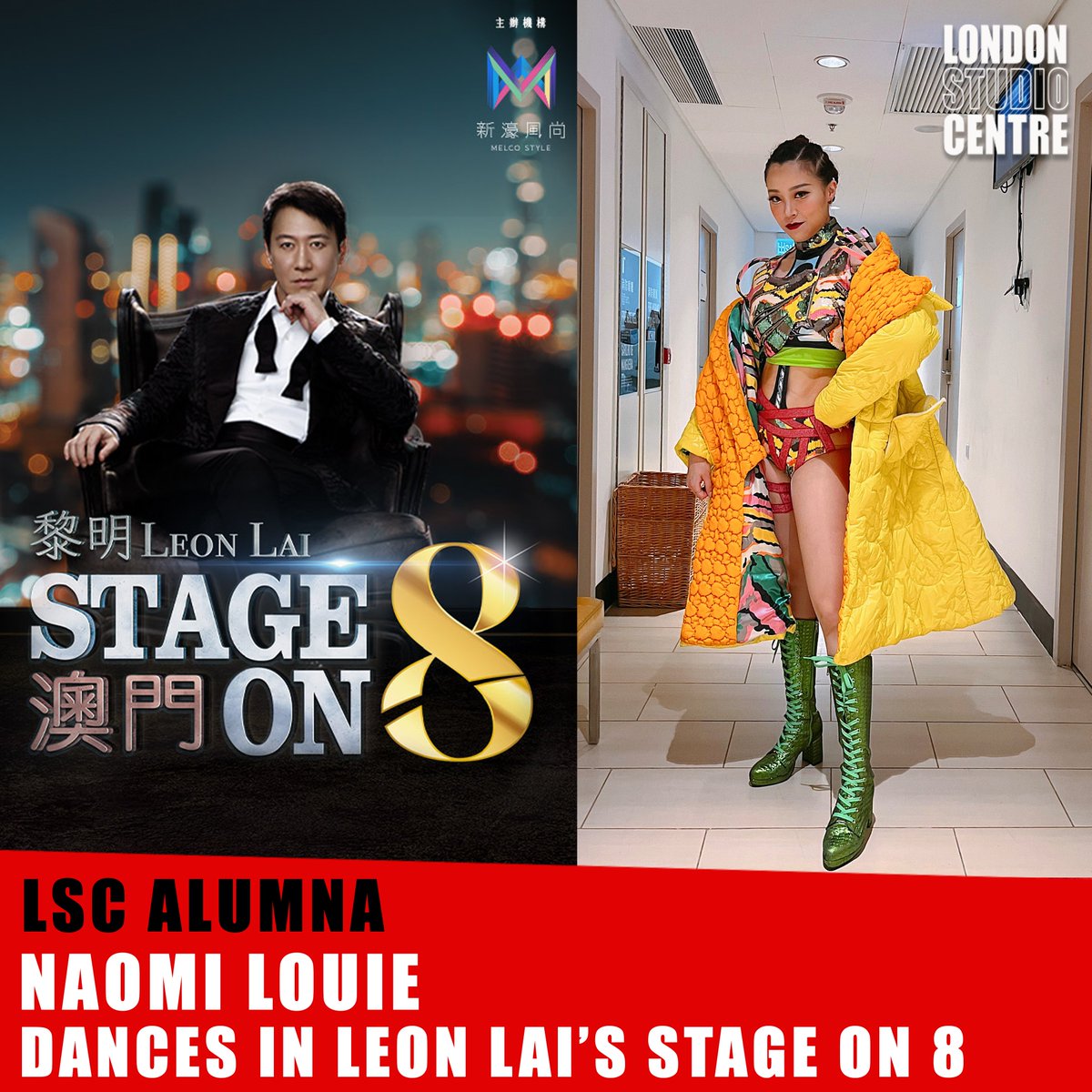 Congratulations to LSC Alumna Naomi Louie who is currently dancing in Cantopop star Leon Lai's Stage on 8 in Macau 🔥

Well done Naomi!
.
.
.
#lsc #londonstudiocentre #lscalumni #lscalumna #lscfamily #dance #cantopop