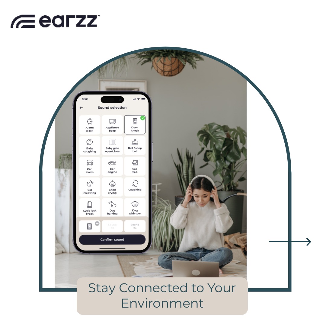 Stay in the Know with Earzz: 5 Ways AI-Powered Sound Recognition Brings You Comfort and Peace of Mind!

#BecauseEverySoundMatters #customaudio #soundengineering #privacy

1