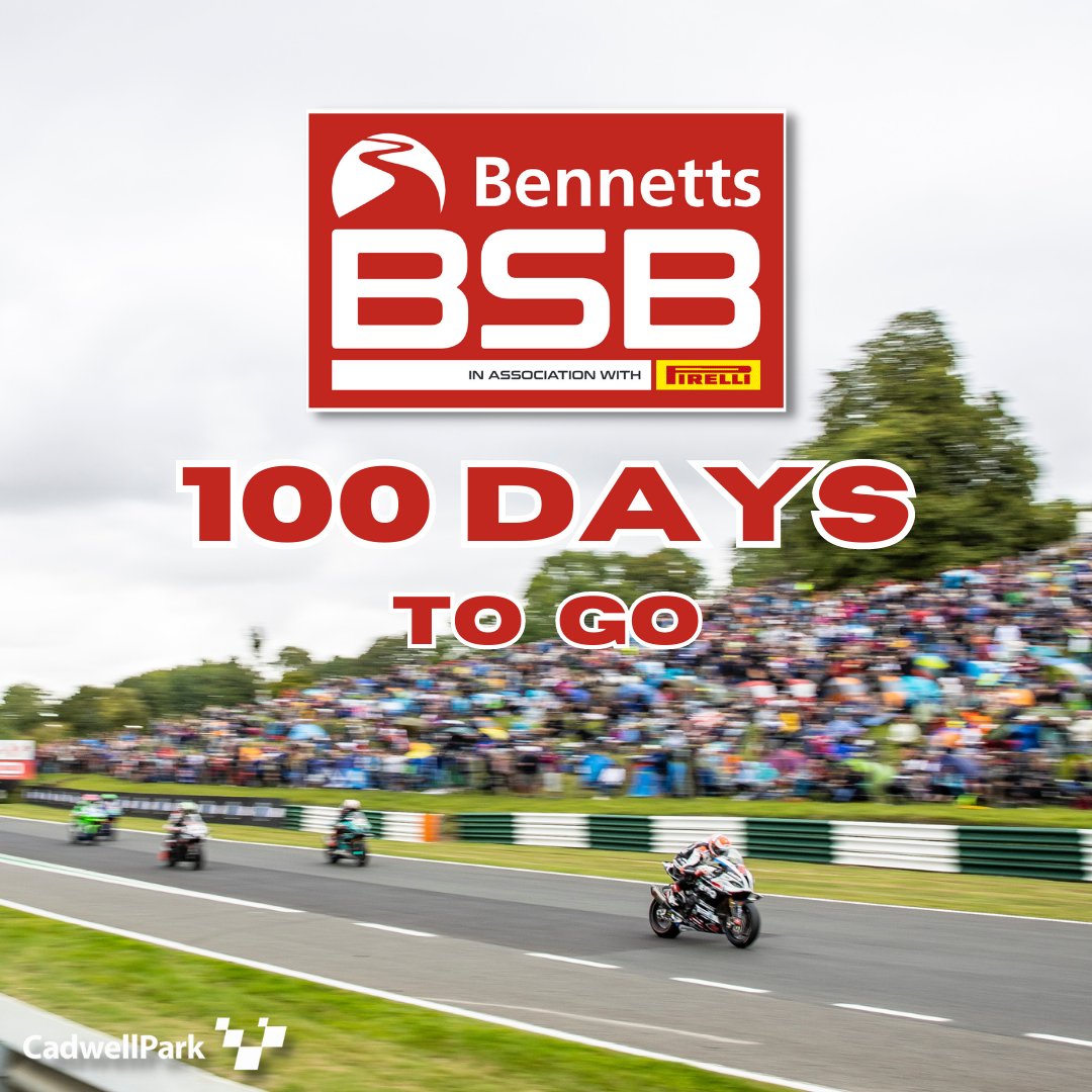 💯 days to go 🎉

The <a href="/OfficialBSB/">British Superbike Championship</a> 'Party in the Park' is in touching distance 💪💪

Book tickets now: cadwellpark.co.uk/2023/august/be…

(but also go to Donington this weekend first 😉)