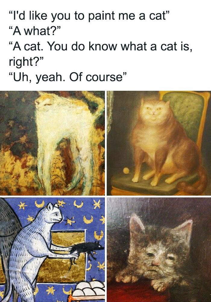 If you decide to visit a museum to celebrate #InternationalMuseumDay, be sure to go to one where the artists knew what a cat actually looked like…
#InternationalMuseumsDay
