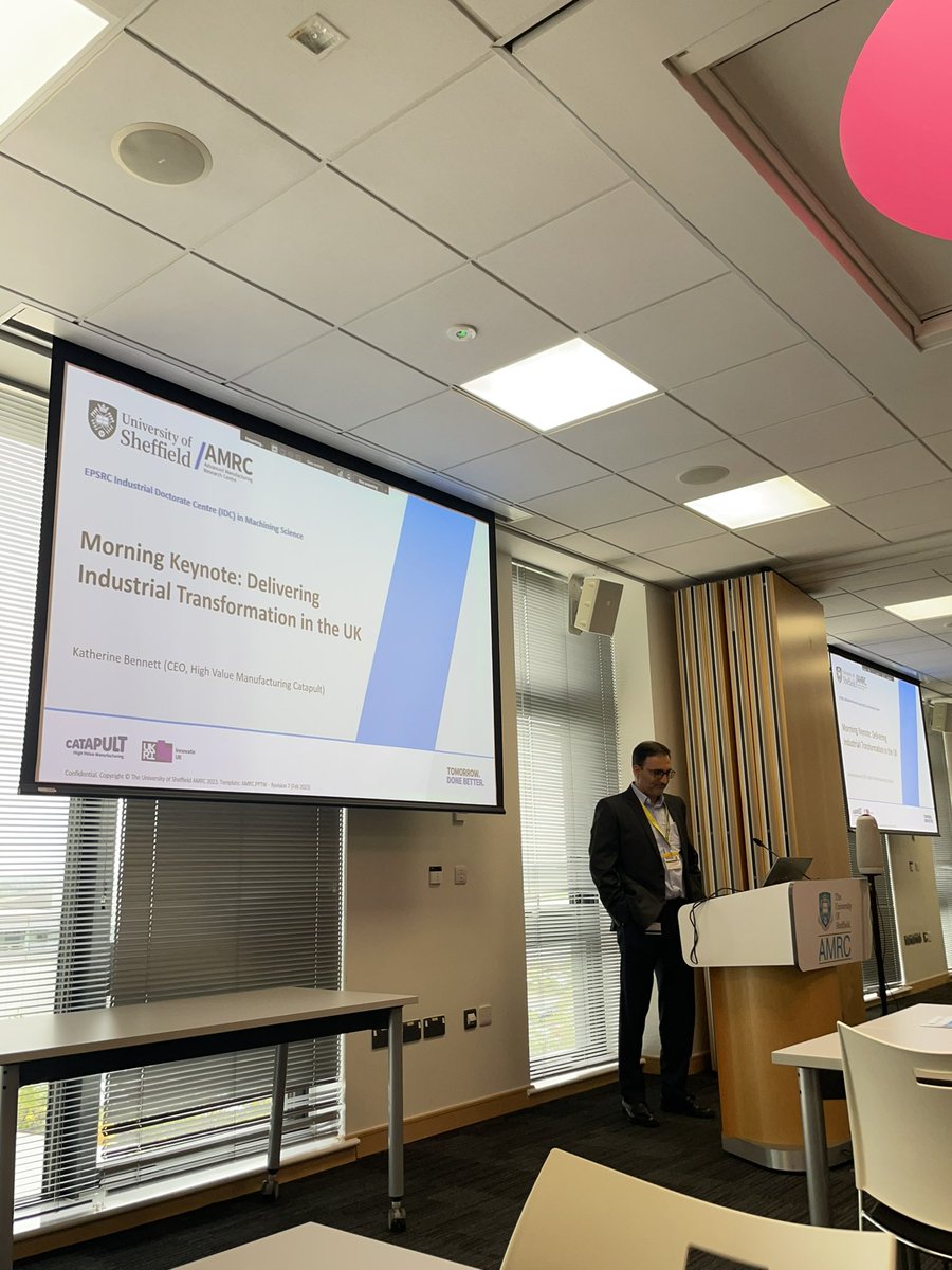 IDC 9th Student Conference kicks off with a keynote from Katherine Bennett, CEO, High Value Manufacturing Catapult, while delivering the keynote online.

<a href="/TheAMRC/">Advanced Manufacturing Research Centre</a> <a href="/EPSRC/">Engineering and Physical Sciences Research Council</a> <a href="/HVM_Catapult/">High Value Manufacturing Catapult</a>