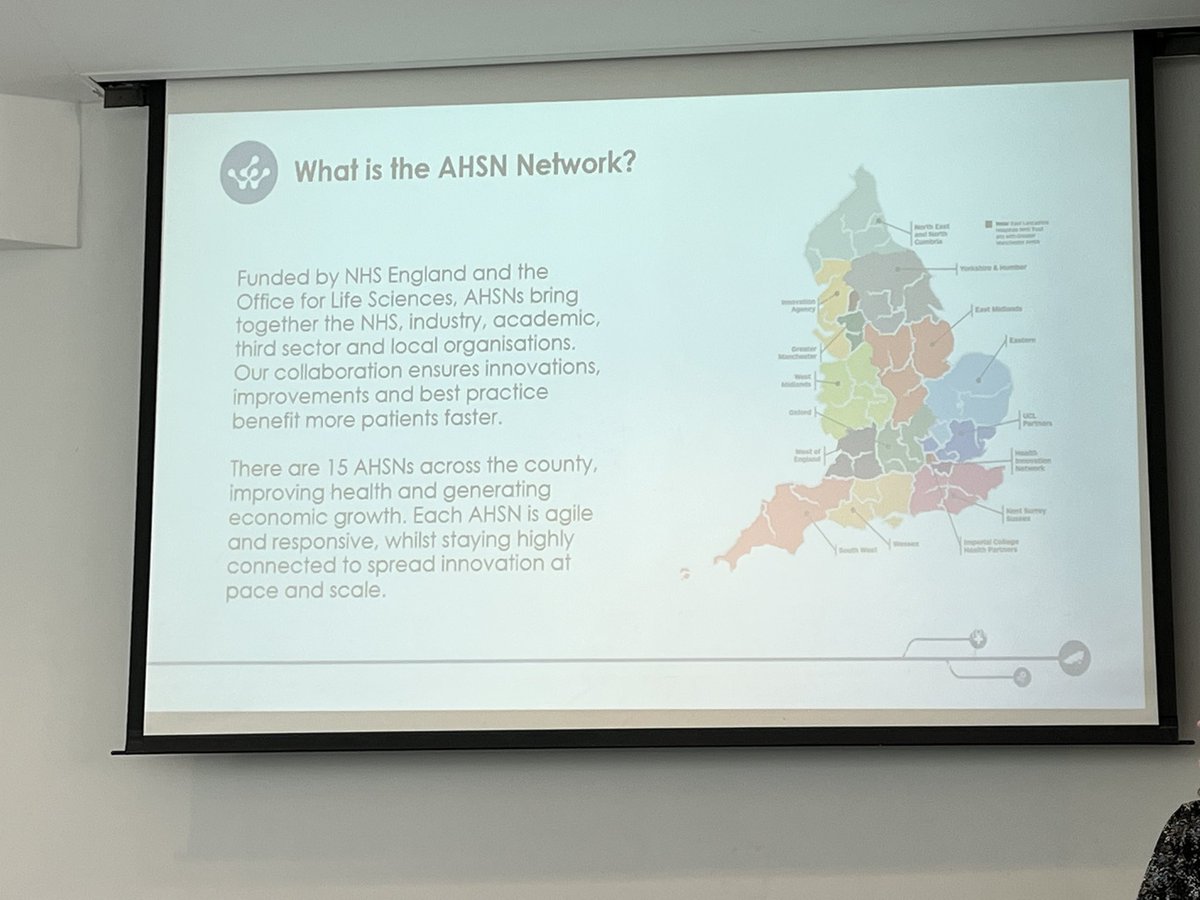 We ❤️ the AHSNs. A proper network of 15 regions. Super innovative work. Love the East Midlands AHSN audits for care homes ⭐️⭐️⭐️  Looking forward to Cheryl Davies and Kathy Wallis