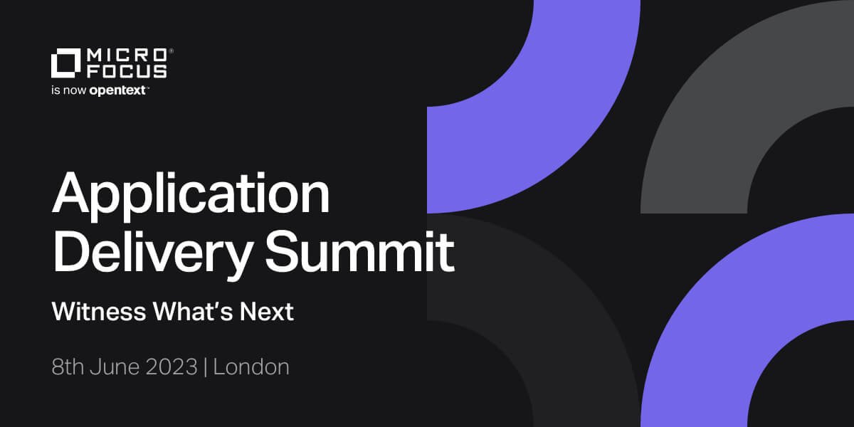 The count down to our Application Delivery Summit in London has begun!
Check out the full agenda and register today to secure your place.

 #MyCompany bit.ly/3WmKgJd