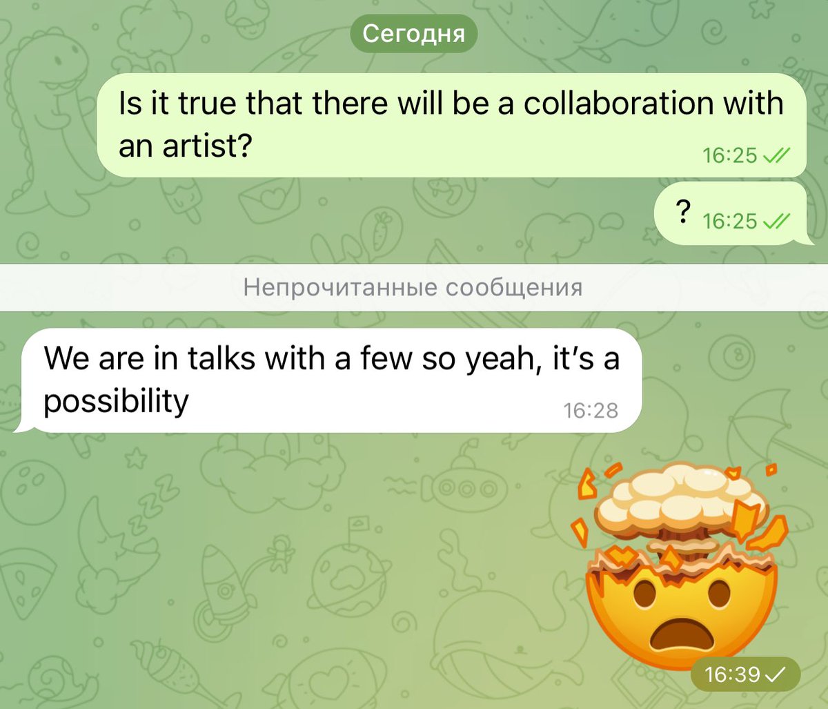 The owner of $CHECKS just DMed me. that they are in talks with an artist to collaborate with #DYOR #GEM