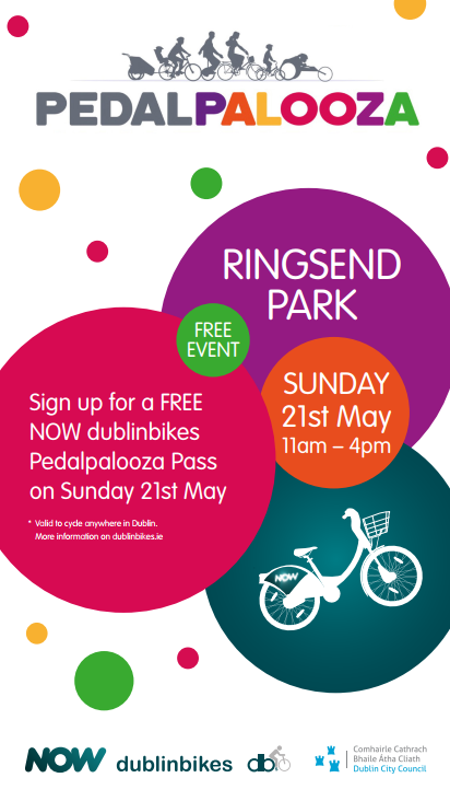 Why not use free offers from Dublin's bike share schemes to join the Pedalpalooza cycle parade on Sun 21st May? Joining a group cycle is a great way to try out cycling in a fun, relaxed environment. 

Reg: pedalpaloozacycleparade.eventbrite.ie 

#bikeweek2023 #pedalpaloozadublin