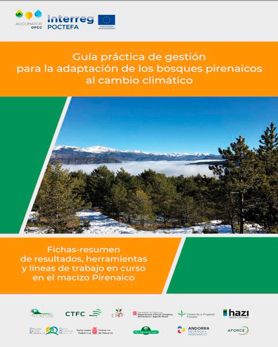 hazifundazioa's tweet photo. 🌲POCTEFA ACCLIMAFOR proiektuaren esparruan egin da eta Pirinioetako kudeatzaileek planteatutako erronkei erantzutea du helburu.
🌲Elaborada en el marco del proyecto POCTEFA ACCLIMAFOR, su objetivo es dar respuesta a los retos planteados por los gestores pirenaicos.
#poctefa https://t.co/gaAAx7mpdd
